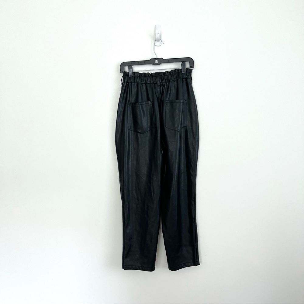 Anthropologie Avec Les Filles Tyler Paperbag Faux Leather Pants - Picture 8 of 11